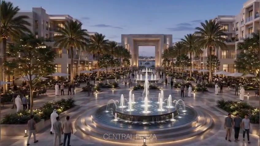 Central plaza, Red Sea Coastal Development